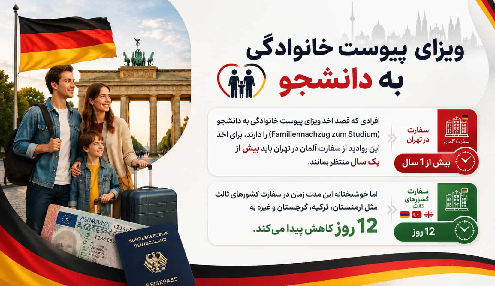 ویزای پیوست به دانشجویی آلمان ویزای پیوست به دانشجویی آلمان